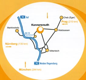 Anfahrt Konnersreuth